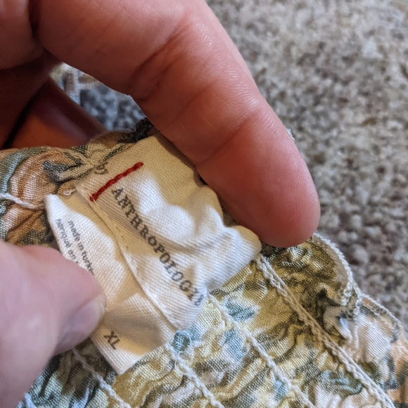 Anthropologie Smocked Top Size XL - Picture 6 of 6